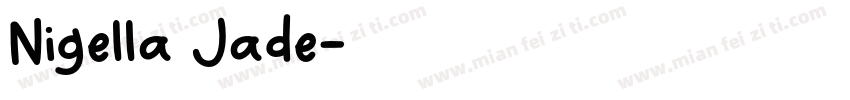 Nigella Jade字体转换